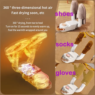 Smart Portable Shoe Dryer Fast Safe OdorFree