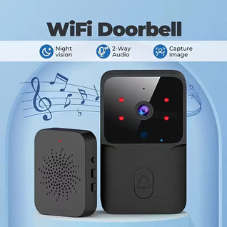 Wireless Smart Doorbell with HD Camera – 2-Way Call, Photo/Recording & Night Vision