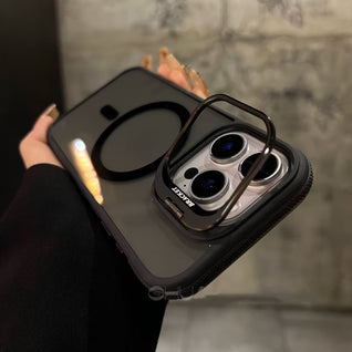 Magnetic Phone Case Stand Wireless Charging DropProof