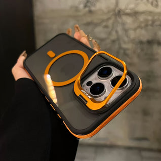 Magnetic Phone Case Stand Wireless Charging DropProof