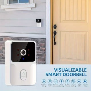 Wireless Smart Doorbell with HD Camera – 2-Way Call, Photo/Recording & Night Vision