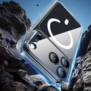 ESR for iPhone 17 Pro Max Case, Camera Control Cover, Compatible with MagSafe Accessories, Military-Grade Drop Protection, Shock-Absorbing Air Guard Corners, Hybrid Series, Clear