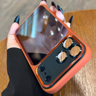 Luxury high-quality translucent Leica Metal lens frame protective case Suitable for iPhone 17 Series