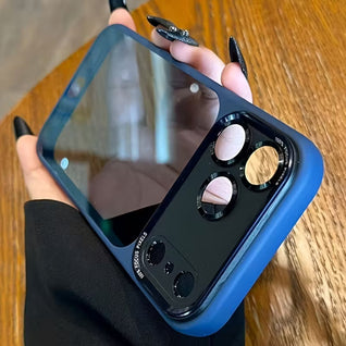 Luxury high-quality translucent Leica Metal lens frame protective case Suitable for iPhone 17 Series